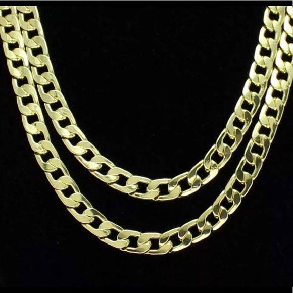 14K Cuban Link Chocker Set - Picture 3 of 5